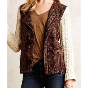 Anthropologie Hazan Moto Jacket by Lilka NWOT